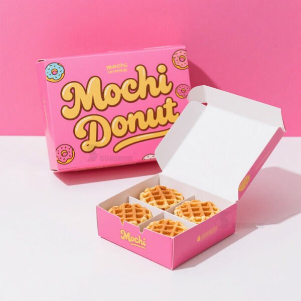 Donut waffle box
