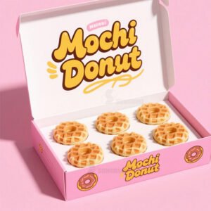 Donut waffle box