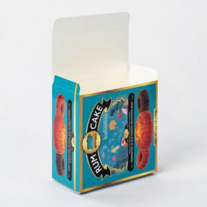 Rum cake box For retail