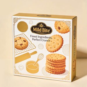 Custom Folding Carton Snack Food Packaging Paper Box for Cookies Biscuits Chocolate Candy Retail Packaging