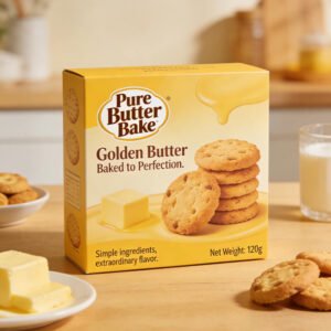 Custom Bakery Packaging Boxes Printed Folding Carton for Cake Biscuit Cookies Manufacturer OEM