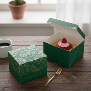 Custom Cake & Pastry Packaging Boxes Food Grade Printed Folding Carton Supplier China