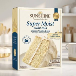 Custom Cake Baking Mix Packaging Boxes Printed Folding Carton Flour Powder Food Packaging Box Manufacturer OEM